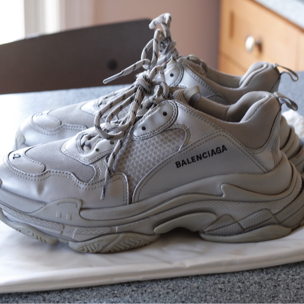 Balenciaga Silver Sneakers - Picture 10 of 10